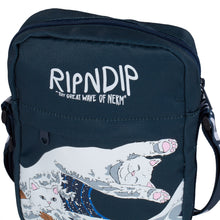 Load image into Gallery viewer, Great Wave Shoulder Bag (Navy)
